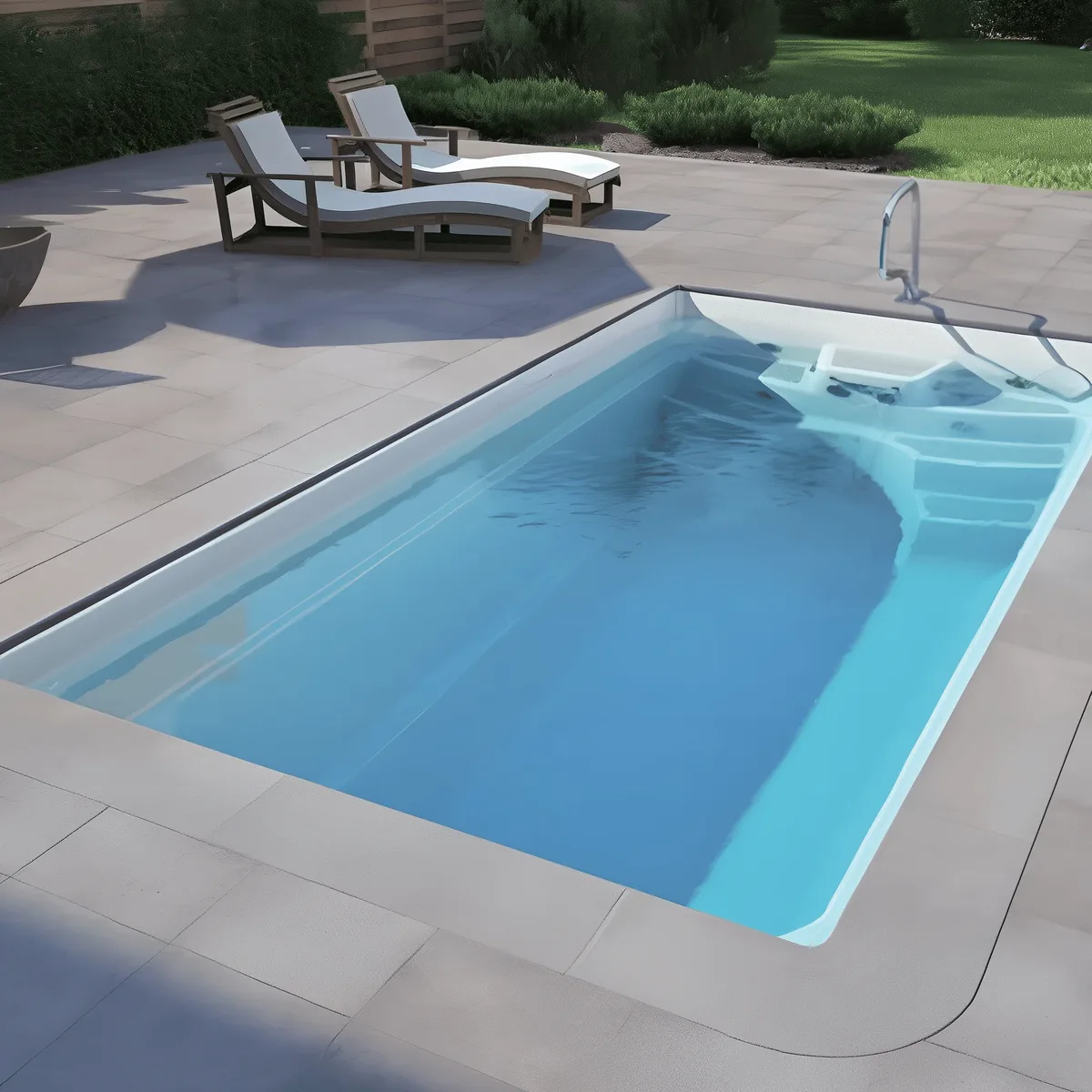 Композитный бассейн Laguna 5 — вид сверху в Салехарде