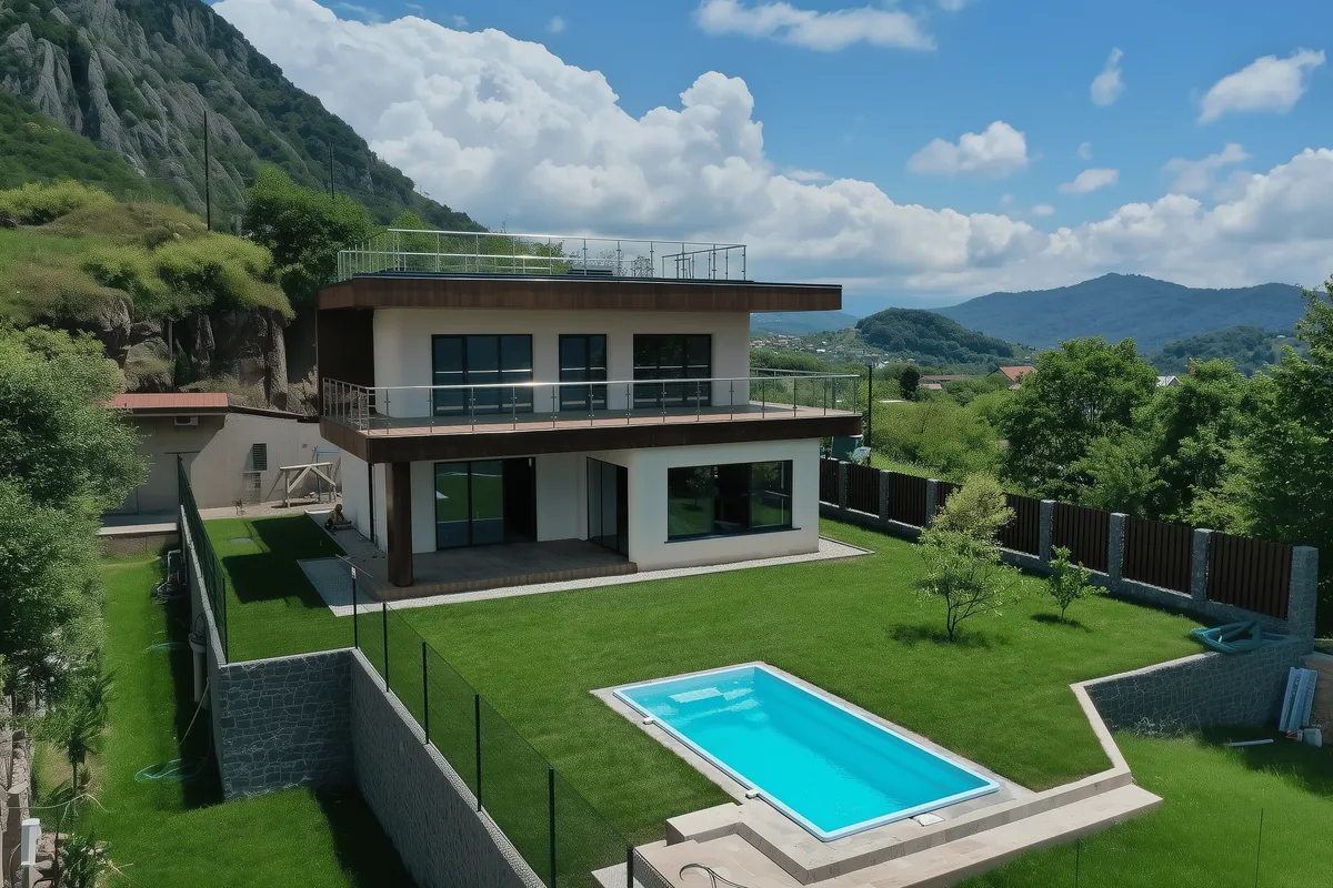 Композитный бассейн Laguna 6 — визуализация в Салехарде