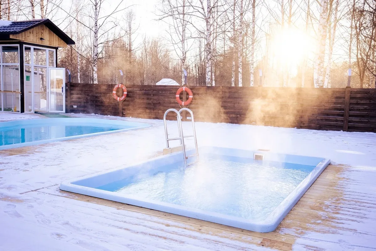 Композитный бассейн Laguna 4 — установка в Салехарде